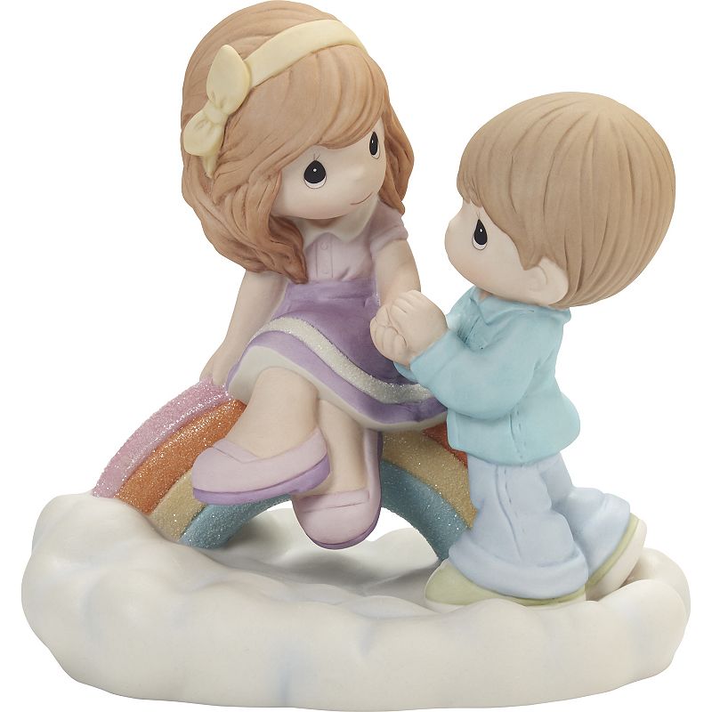 Precious Moments You’re My Rainbow Among Clouds Figurine Table Decor, Mul