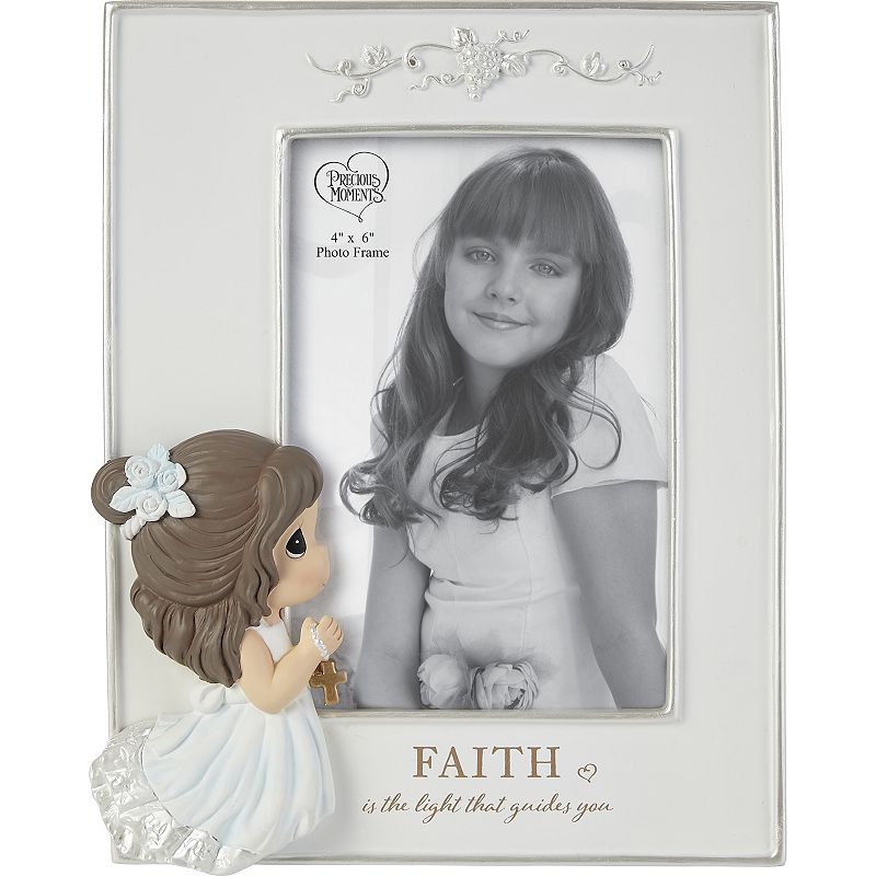Precious Moments First Communion Girl 4 x 6 Frame, Multicolor