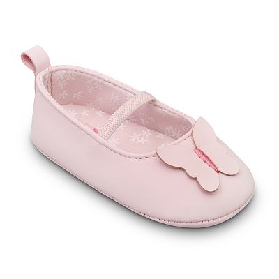 Baby Girl Carter s Butterfly Mary Jane Crib Shoes