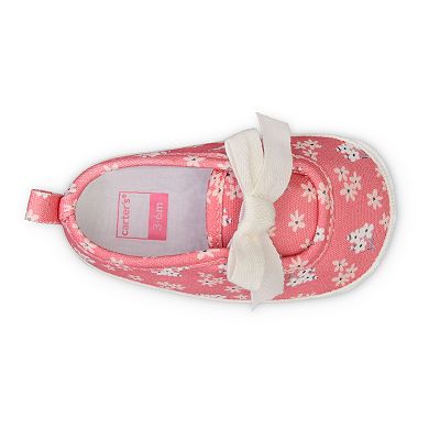 Baby Girls Carter's Floral Skimmer Sneaker Crib Shoes