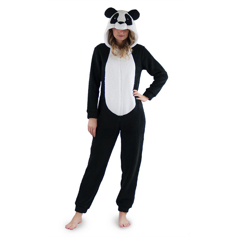 Women S Peace Love Dreams Panda One Piece Pajamas