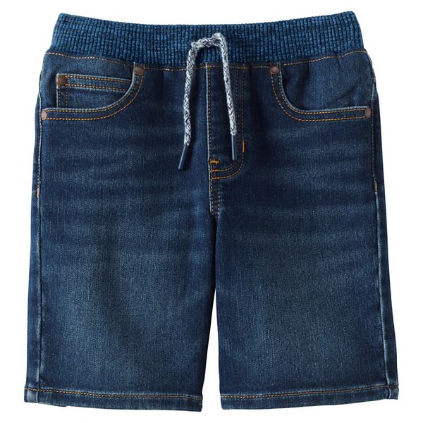 Boys 8-20 Lands' End Ultra Soft Pull-On Jean Shorts in Regular & Husky