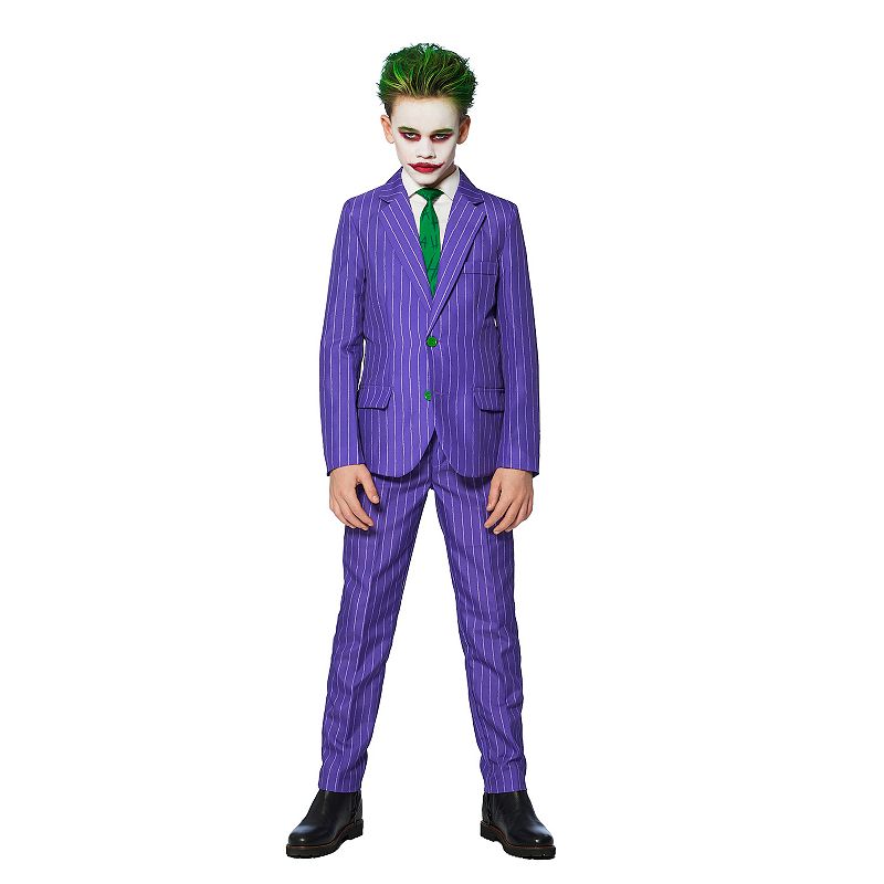 Boys 4-16 Suitmeister DC Comics The Joker Halloween Suit Set, Boys, Size: 