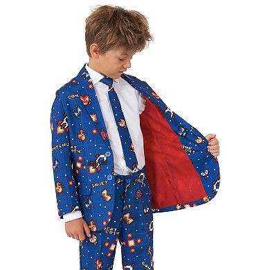 Boys 4-16 Suitmeister Retro Gamer Navy Video Game Suit