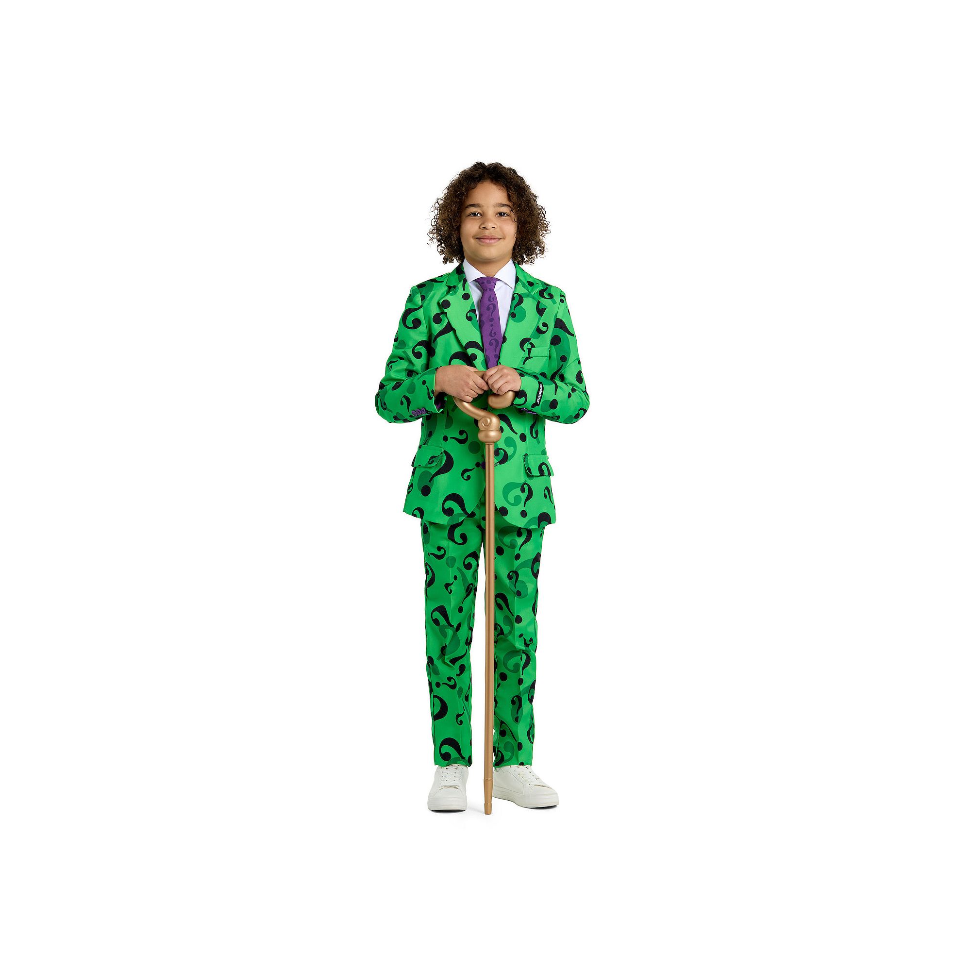 Boys 4-16 Suitmeister DC Comics The Riddler Halloween Suit Set, Boys, Size
