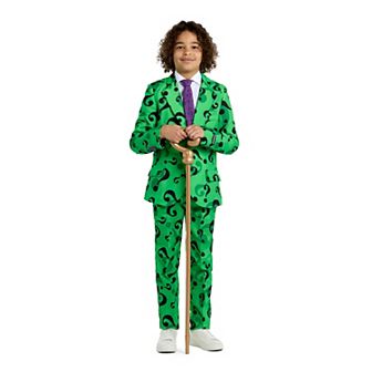 Boys 4-16 Suitmeister DC Comics The Riddler Halloween Suit Set