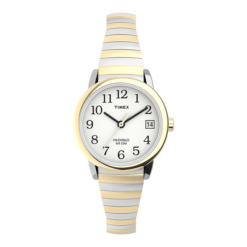 Timex® Easy Reader® Women's Two-Tone Expansion Band Watch - TW2U79100JT, Size: Small, Two Tone
