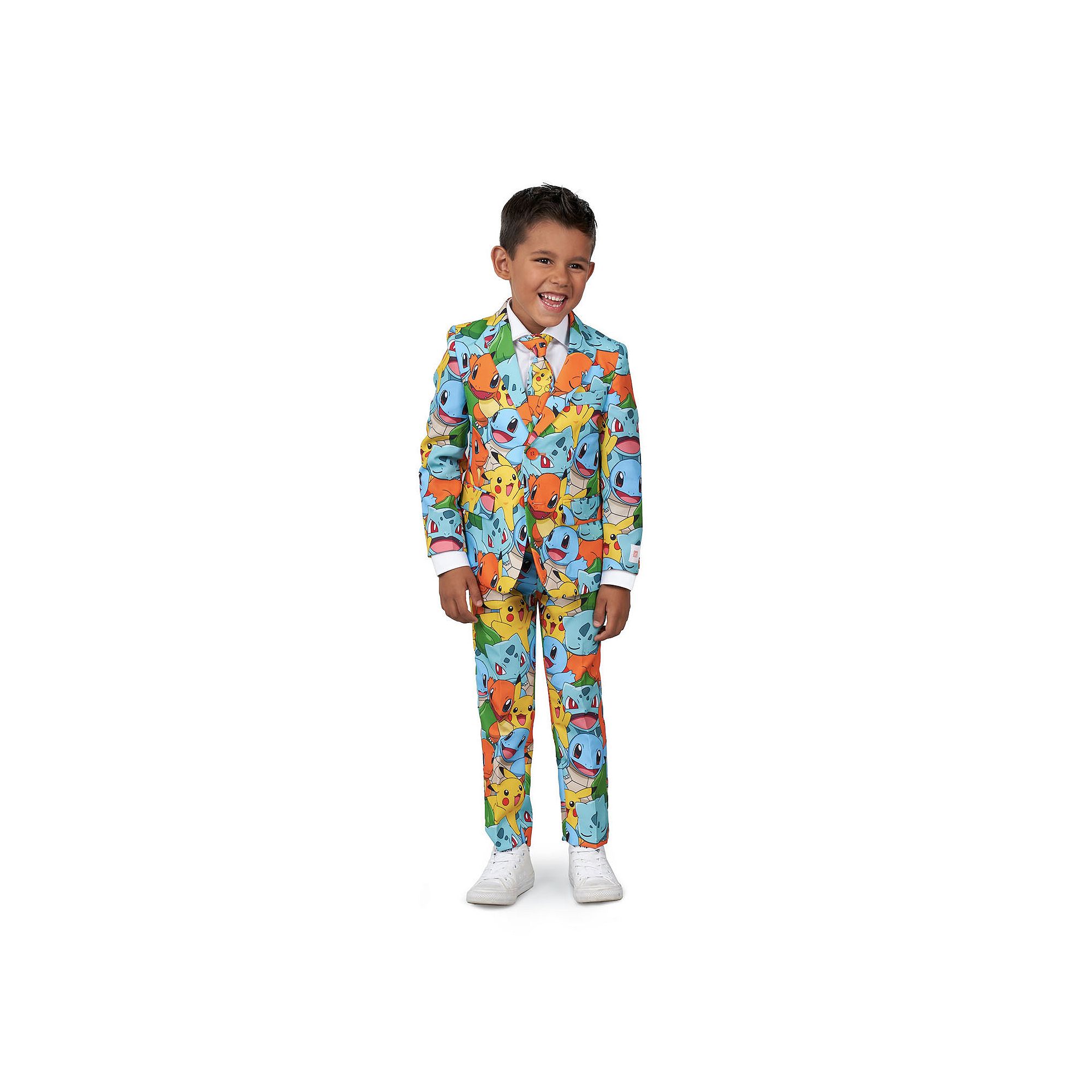Boys 2-16 OppoSuits Nintendo Pokémon Suit, Boys, Size: 10, Multi