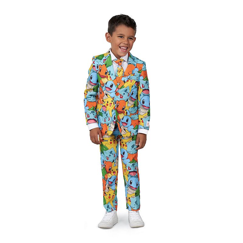 Boys 2-16 OppoSuits Nintendo Pokémon Suit, Kids Unisex, Size: 14, Multi