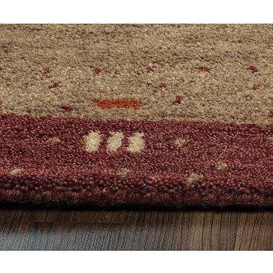 Alora Decor Desert Wool Area rug