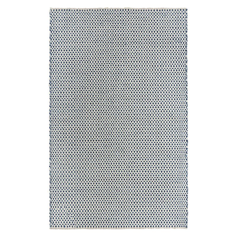 Alora Decor Monarch Wool Area rug, Blue, 5X7.5 Ft