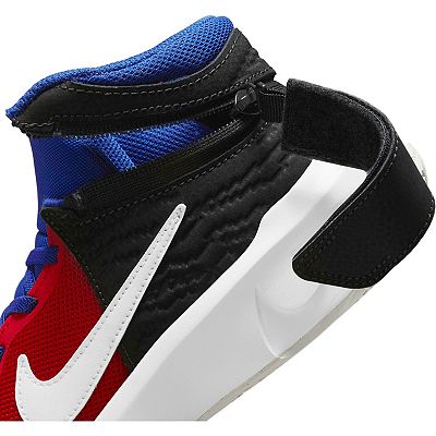 Nike Team Hustle D 10 FlyEase Grade School Kids Basketball Shoes
