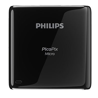 Philips PicoPix Micro Projector, LED DLP, 1h30 Battery Life, Wi-Fi Screen Mirroring