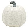 Celebrate Fall Together Crackle Finish Artificial Pumpkin Table Decor