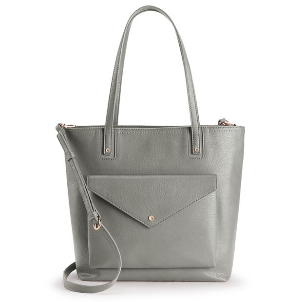 LC Lauren Conrad Presley Tote Bag, Light Grey