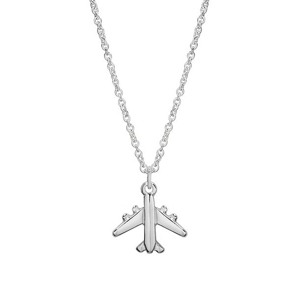 LC Lauren Conrad Airplane Pendant Necklace