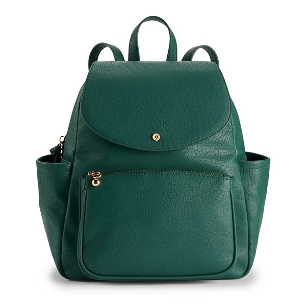 LC Lauren Conrad, Bags, Lc Lauren Conrad Kate Flap Backpack Purse  Matching Sade Wallet Woodland Green