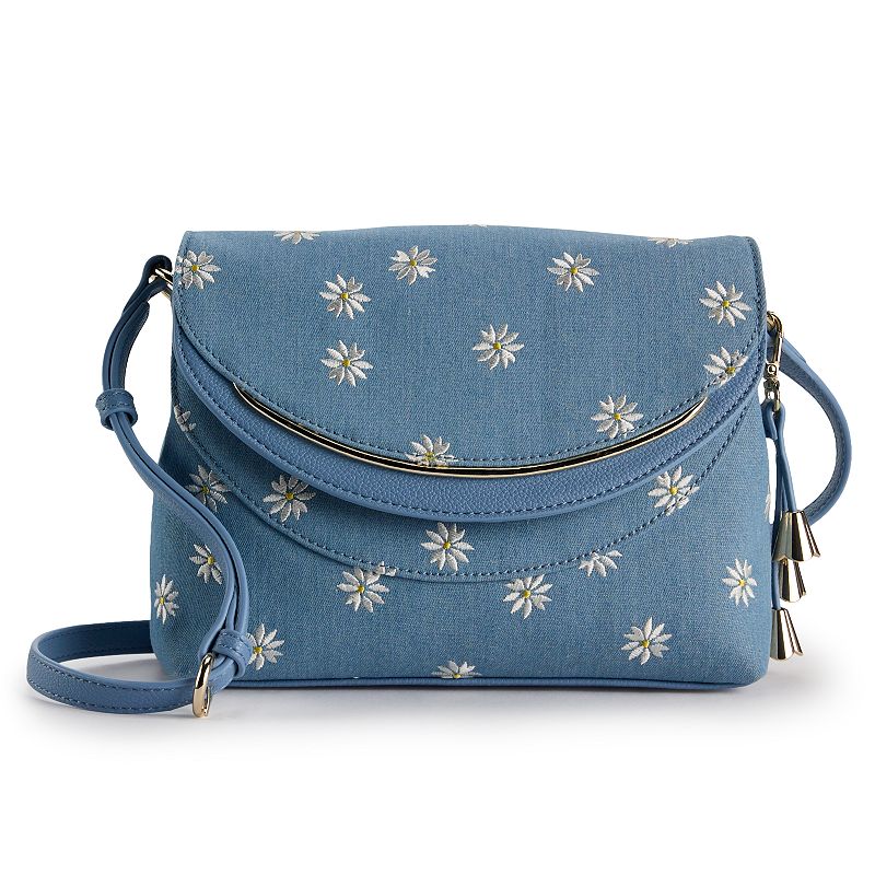 LC Lauren Conrad Blair Crossbody Bag, Blue
