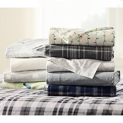 Cuddl Duds Flannel Sheet Set or Pillowcases