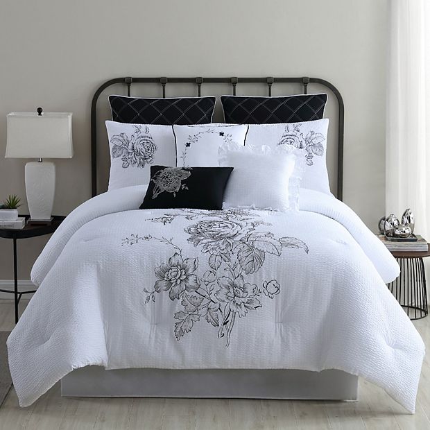 Modern Threads 5-Piece Grey Queen Comforter Set in the Bedding Sets  department at