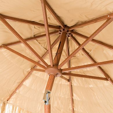 Safavieh Tiki Crank Umbrella