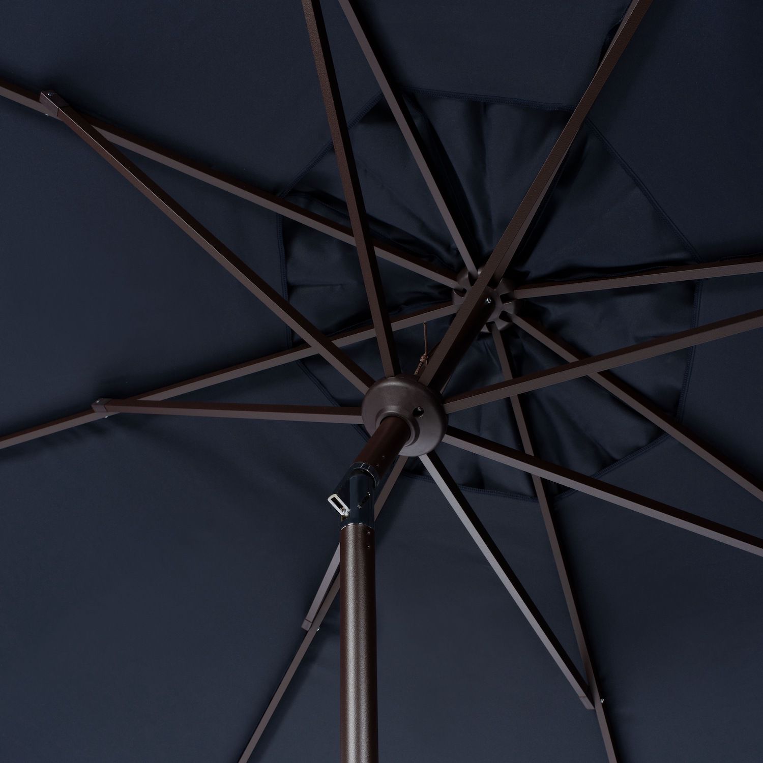 Safavieh Milan Fringe Crank Umbrella - Thumbnail 5