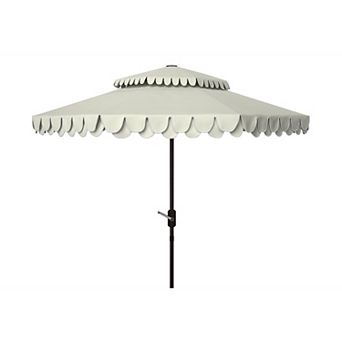 Safavieh Elegant Valance Double Top Umbrella