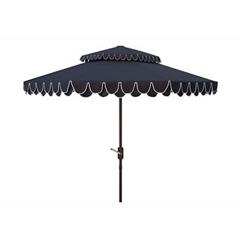 Safavieh Elegant Valance Double Top Umbrella