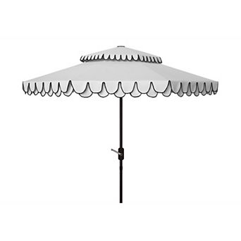 Safavieh Elegant Valance Double Top Umbrella