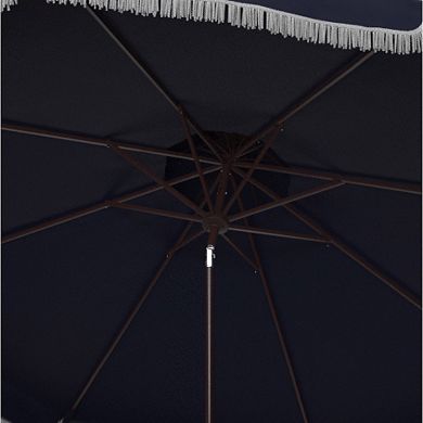 Safavieh Milan Fringe Double Top Crank Umbrella