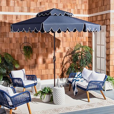 Safavieh Venice Double Top Crank Umbrella