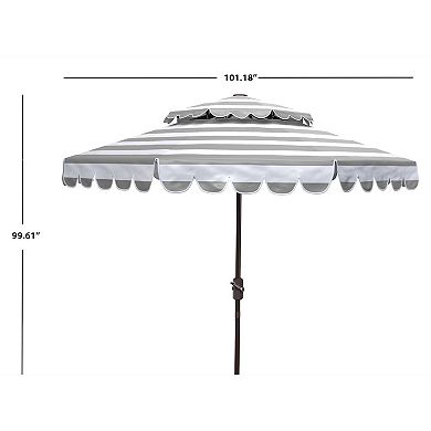 Safavieh Vienna Double Top Crank Umbrella