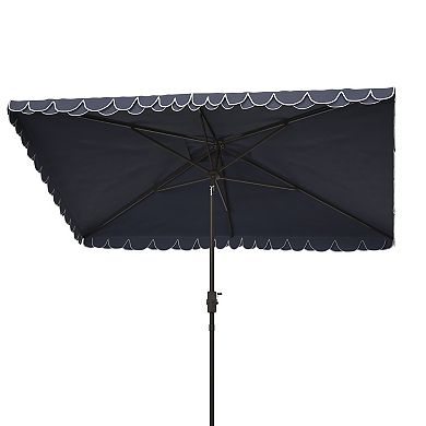 Safavieh Elegant Valance Rectangular Umbrella