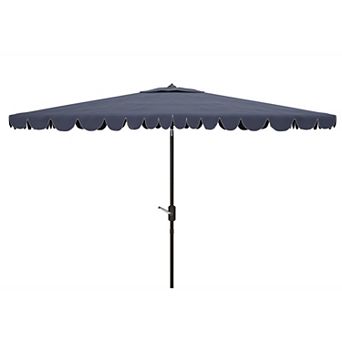 Safavieh Venice Rectangular Scallop Crank Umbrella