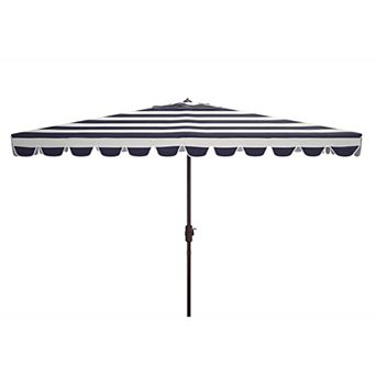 Safavieh Vienna Rectangular Scallop Crank Umbrella