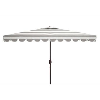 Safavieh Vienna Rectangular Scallop Crank Umbrella