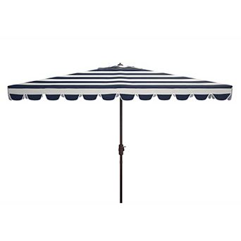 Safavieh Vienna Rectangular Scallop Crank Umbrella