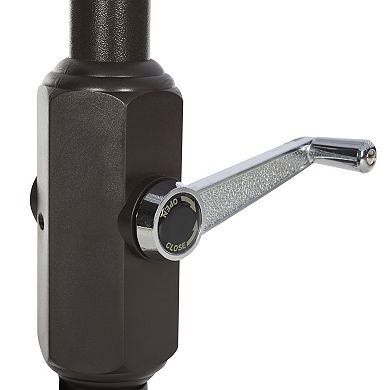 Safavieh Vienna Square Crank Umbrella