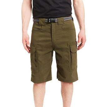 Men's Smith's Workwear Regular-Fit Stretch Performance Belted Cargo Shorts