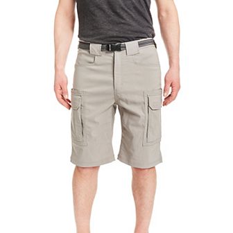 Men's Smith's Workwear Regular-Fit Stretch Performance Belted Cargo Shorts