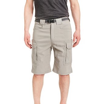 Men's Smith's Workwear Regular-Fit Stretch Performance Belted Cargo Shorts