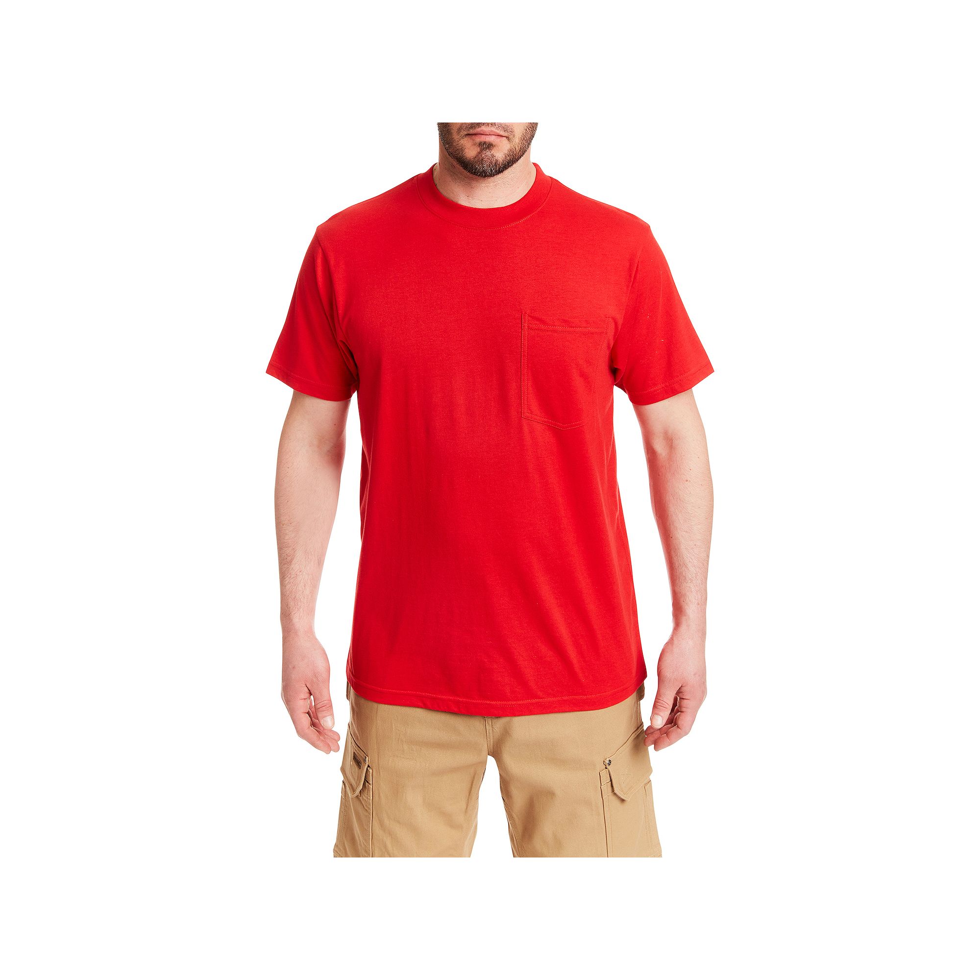 Mens Smiths Workwear 3-pack Quick-Dry Crewneck Tees, Size: Medium, Multi 