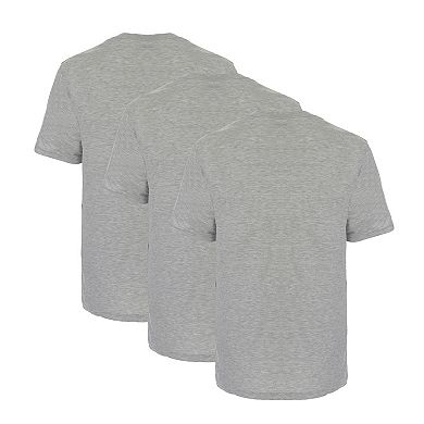 Men's Smith's Workwear 3-pack Quick-Dry V-neck Tees