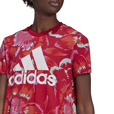 Women's adidas Floral Print T-Shirt Dress