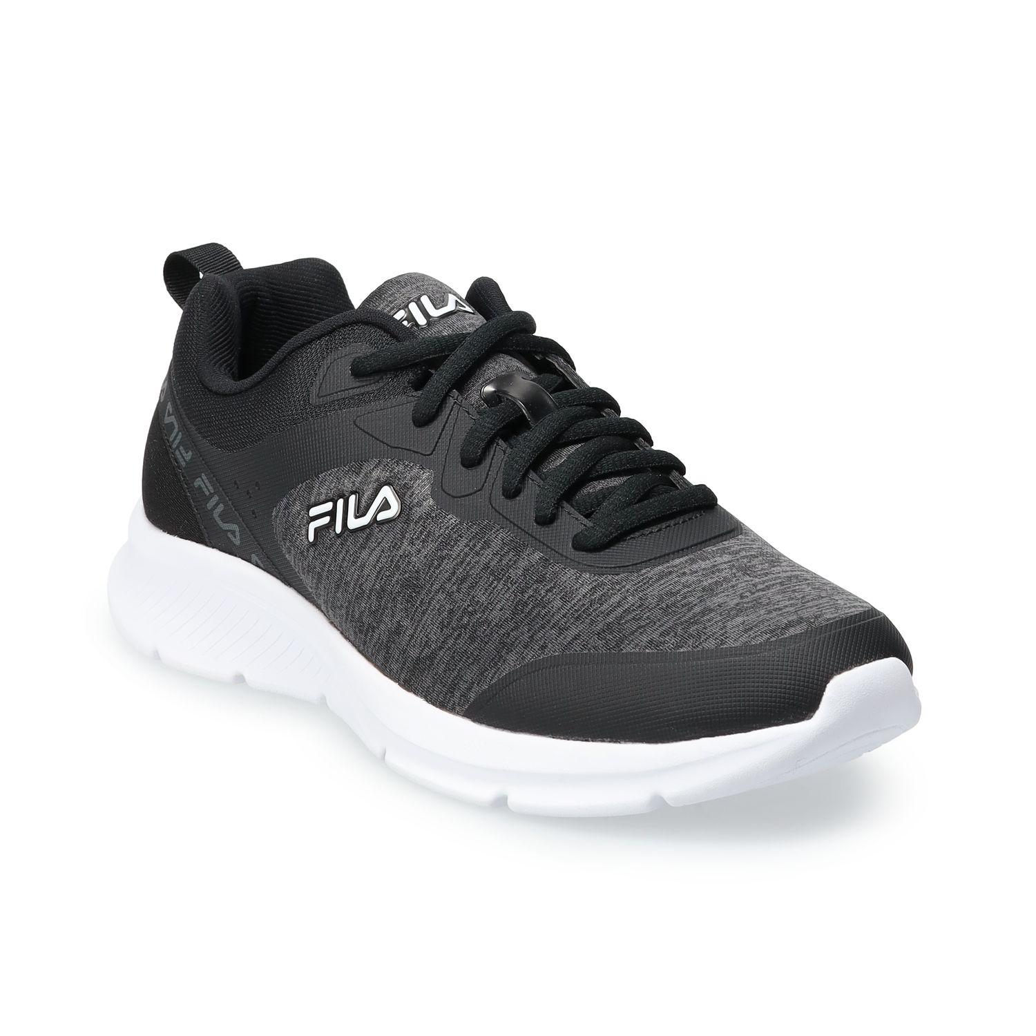 fila shoes black for women