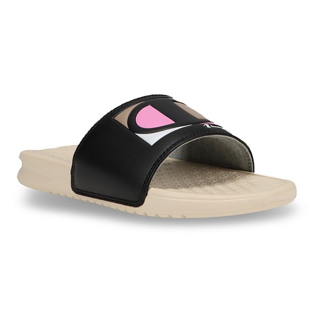 Champion hot sale colorblock slides