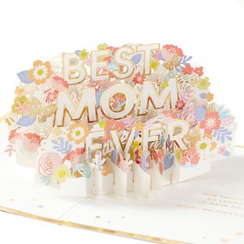 Hallmark Signature Paper Wonder Mother's Day "Best Mom Ever" Pop-Up Greeting Card
