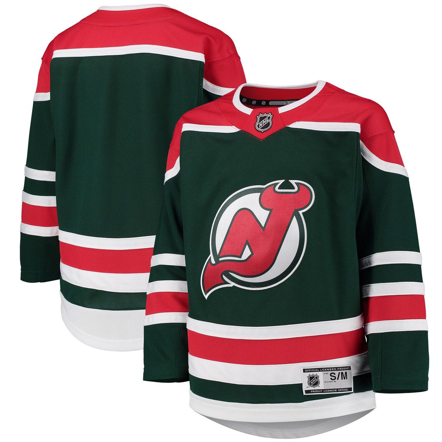 green and red devils jersey