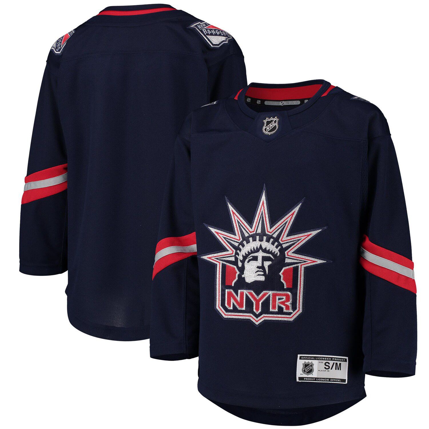 rangers navy jersey