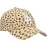 Women's '47 Tan Los Angeles Dodgers Cheetah Clean Up Adjustable Hat
